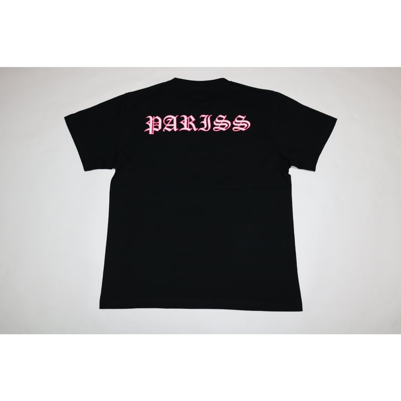 オールドPR2ラインTシャツ【ブラック×蛍光イエロー・ブラック×蛍光
