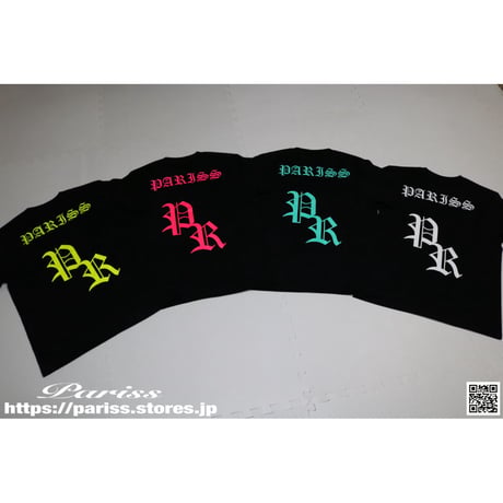 オールドイングリッシュTシャツver.2【ブラック×蛍光イエロー・ブラック×蛍光ピンク・ブラック×ティファニーブルー・ブラック×ホワイト】
