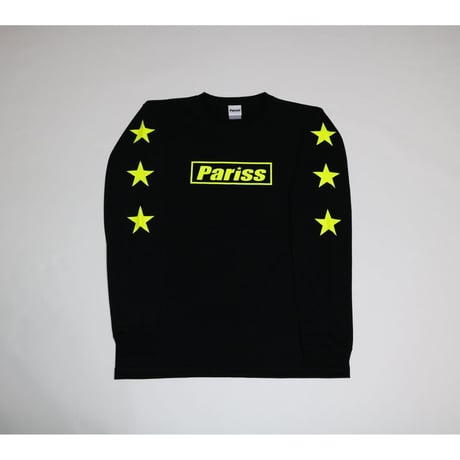 BoxロゴロンT【ブラック×蛍光イエロー・ホワイト×蛍光イエロー】