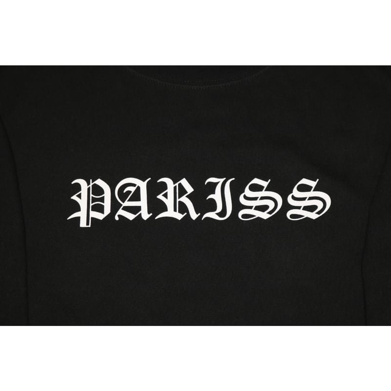 parissロンT 再入荷】オールドイングリッシュロンT【ブラック×ティファニー