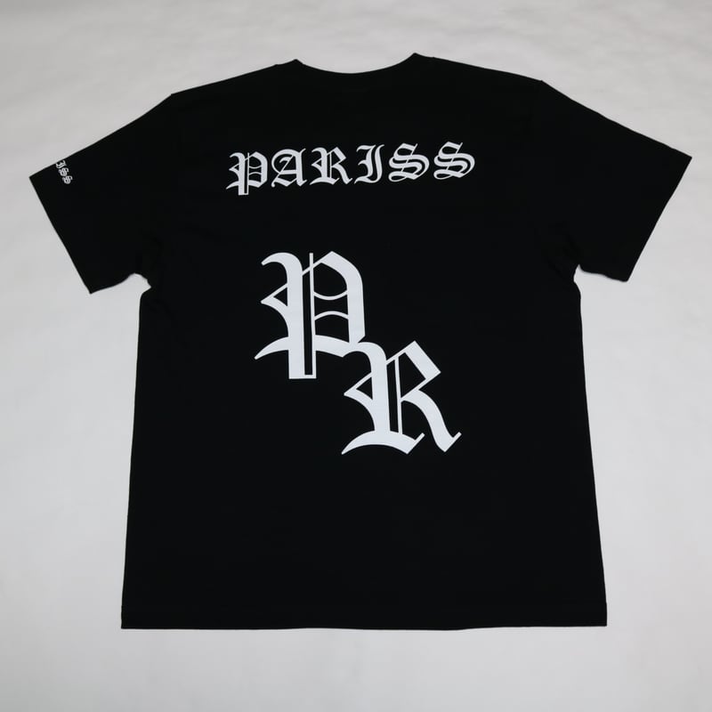 オールドイングリッシュTシャツver.2【ブラック×蛍光イエロー