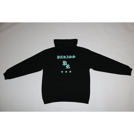 3Starオールドイングリッシュパーカー【ブラック×蛍光イエロー・蛍光ピンク・ティファニーブルー・ホワイト】