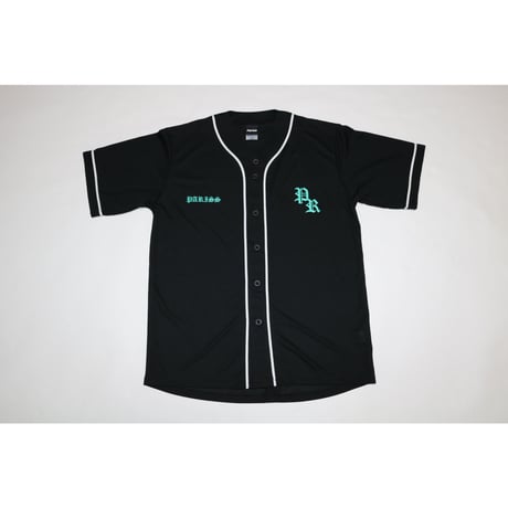 オールドイングリッシュベースボールシャツ【ブラック×蛍光ピンク・ブラック×ティファニーブルー・ブラック×ホワイト】