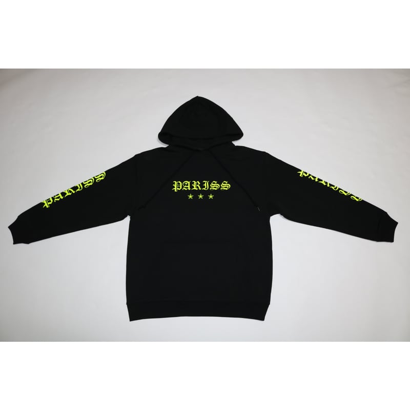 オールドイングリッシュパーカー【ブラック×蛍光イエロー・蛍光ピンク
