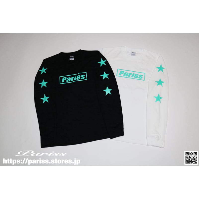 BoxロゴロンT【ブラック×ティファニーブルー・ホワイト×ティファニー