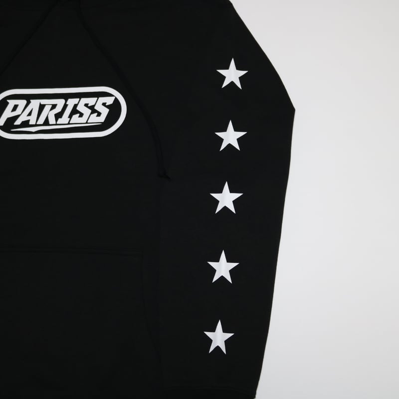5Starパーカー【ブラック×蛍光イエロー・蛍光ピンク・ティファニー