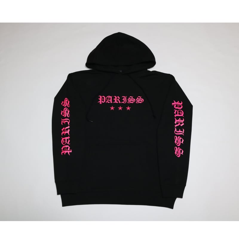 オールドイングリッシュパーカー【ブラック×蛍光イエロー・蛍光ピンク