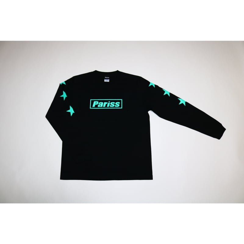 再入荷】BoxロゴロンT【ブラック×ティファニーブルー・ホワイト