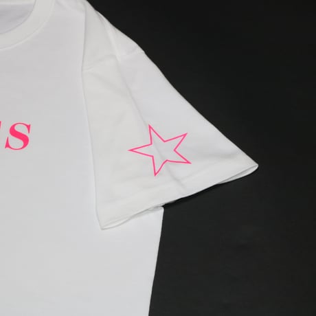 スターロゴTシャツ【ブラック×蛍光イエロー・ブラック×蛍光ピンク・ホワイト×蛍光イエロー・ホワイト×蛍光ピンク】