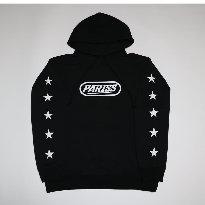 5Starパーカー【ブラック×蛍光イエロー・蛍光ピンク・ティファニー