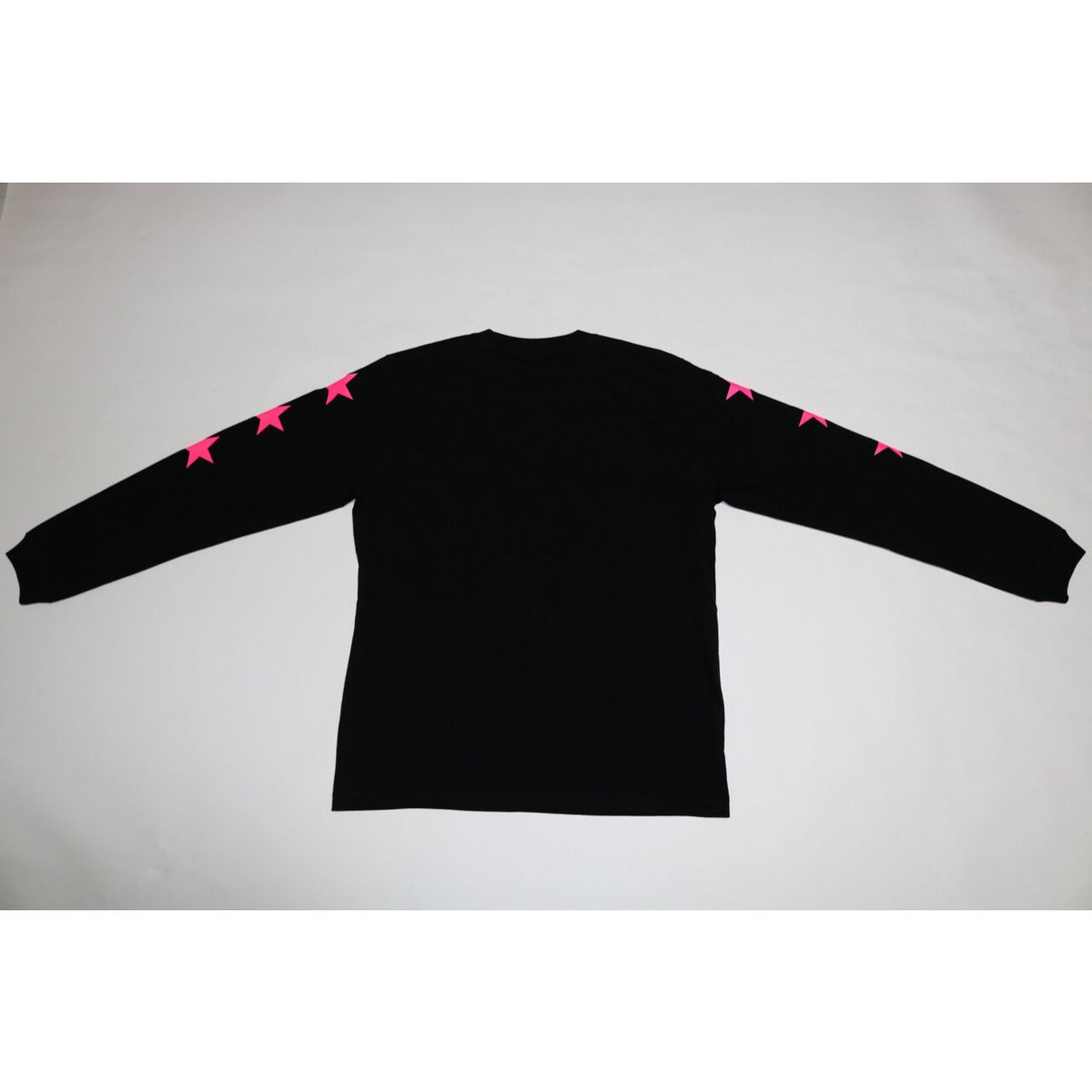 F.C.R.B Tシャツ・カットソー 蛍光ピンク 3328525M0071 BoxロゴロンT【ブラック×蛍光ピンク・ホワイト×蛍光ピンク