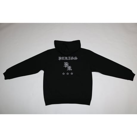 3Starオールドイングリッシュパーカー【ブラック×蛍光イエロー・蛍光ピンク・ティファニーブルー・ホワイト】
