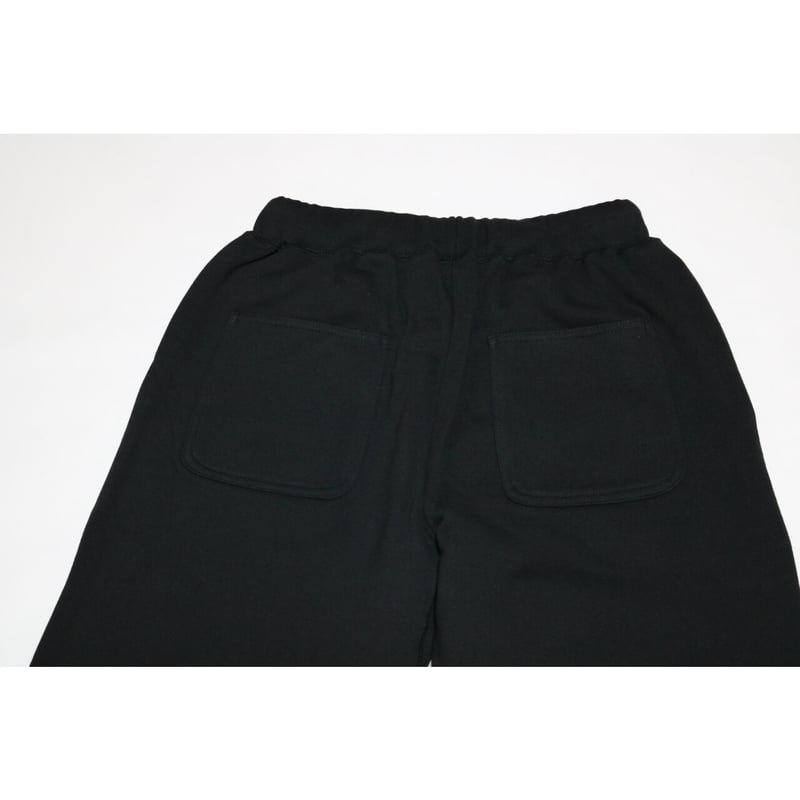 ダブルロゴスウェットパンツ【ブラック×ホワイト・ホワイト ダブルロゴスウェットパンツ【ブラック×ホワイト・ホワイト
