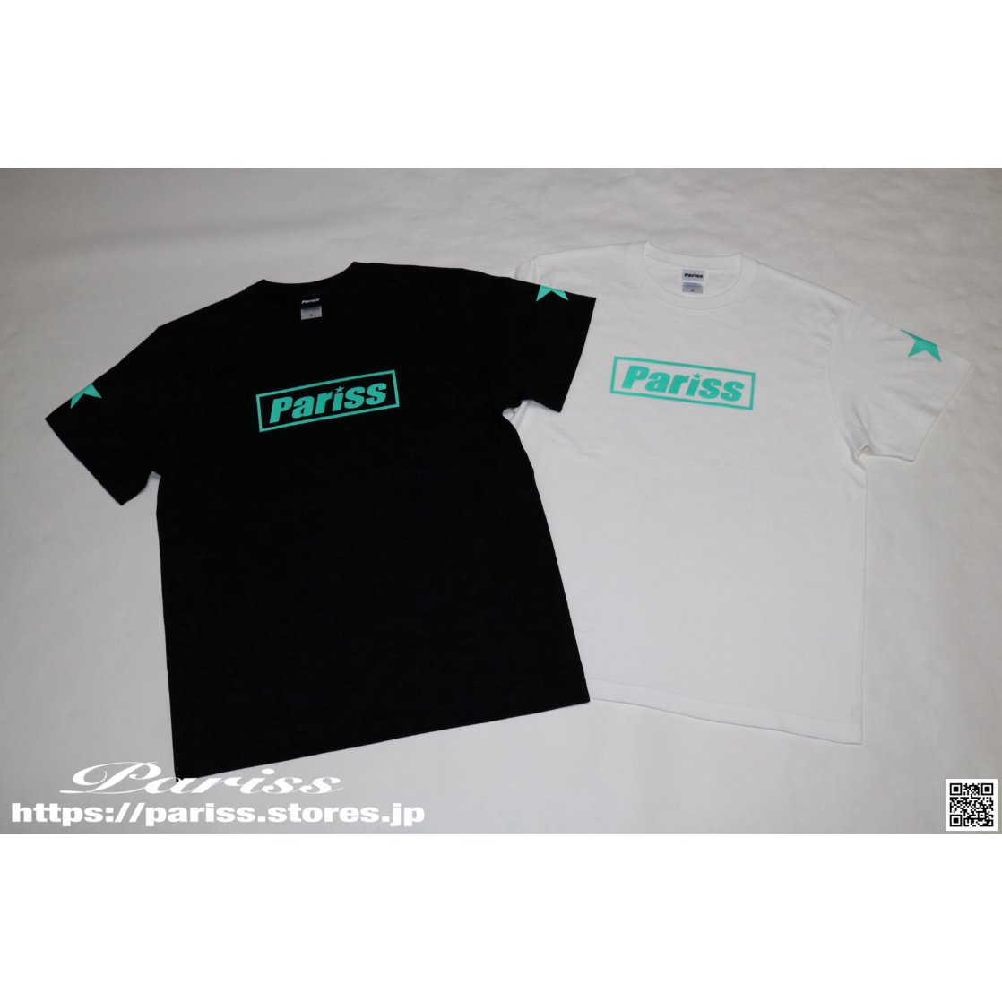 美品❗️ Sporty&Rich ティファニーカラー ロゴ Tシャツ BoxロゴTシャツ【ブラック×ティファニーブルー・ホワイト