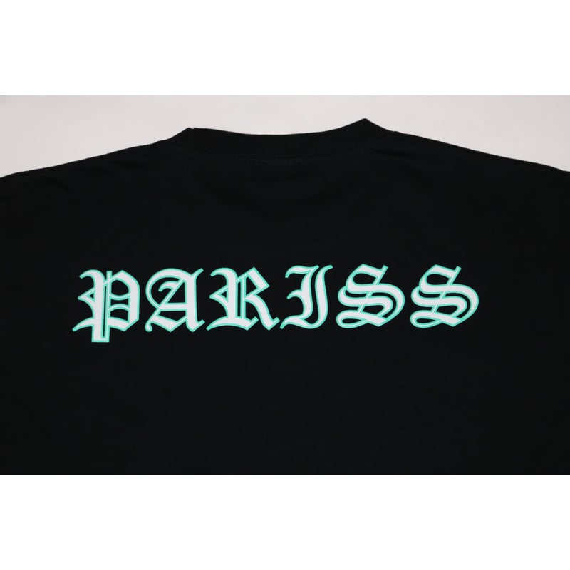オールドPR2ラインTシャツ【ブラック×蛍光イエロー・ブラック×蛍光