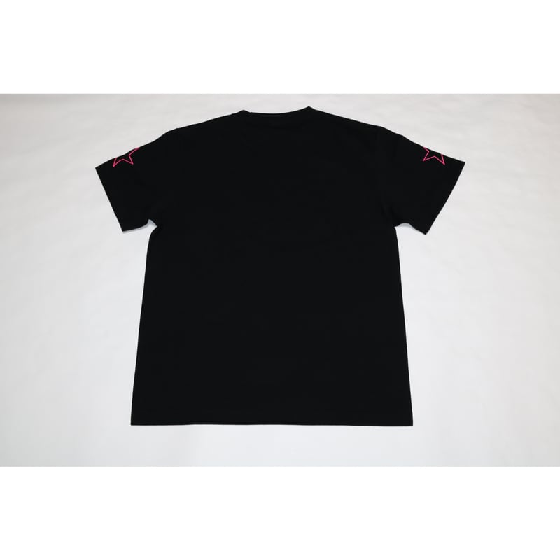 スターロゴTシャツ【ブラック×蛍光イエロー・ブラック×蛍光 スターロゴTシャツ【ブラック×蛍光イエロー・ブラック×蛍光