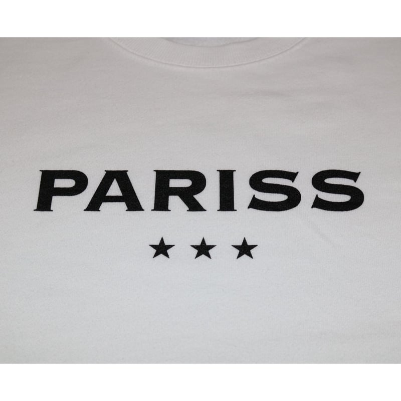 ダブルサイドロゴトレーナー【ブラック・ホワイト・グレー】 | PARISS