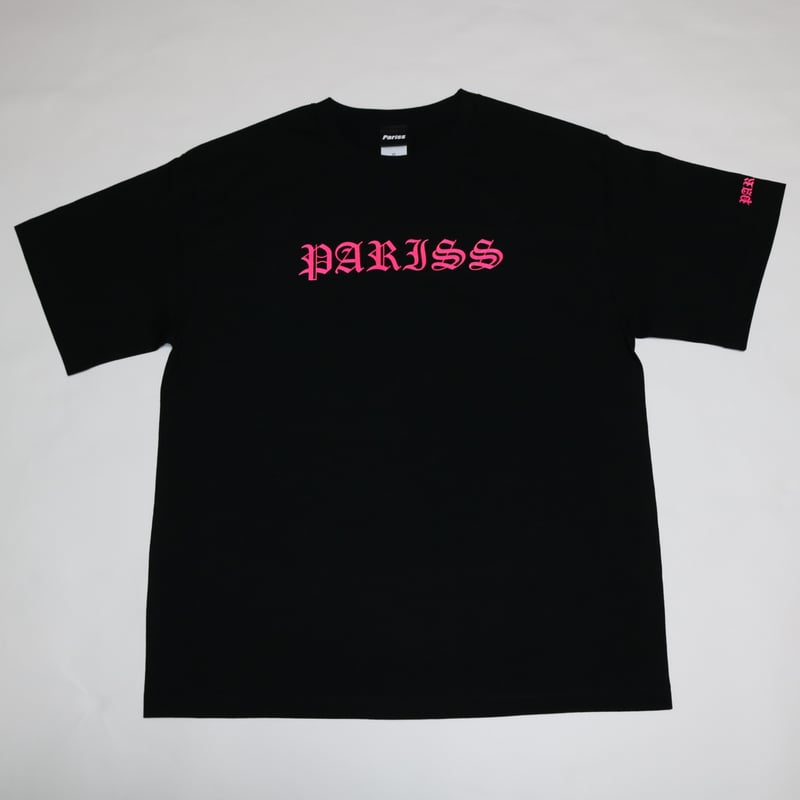 ハイクオリティオールドイングリッシュTシャツver.2【ブラック×蛍光