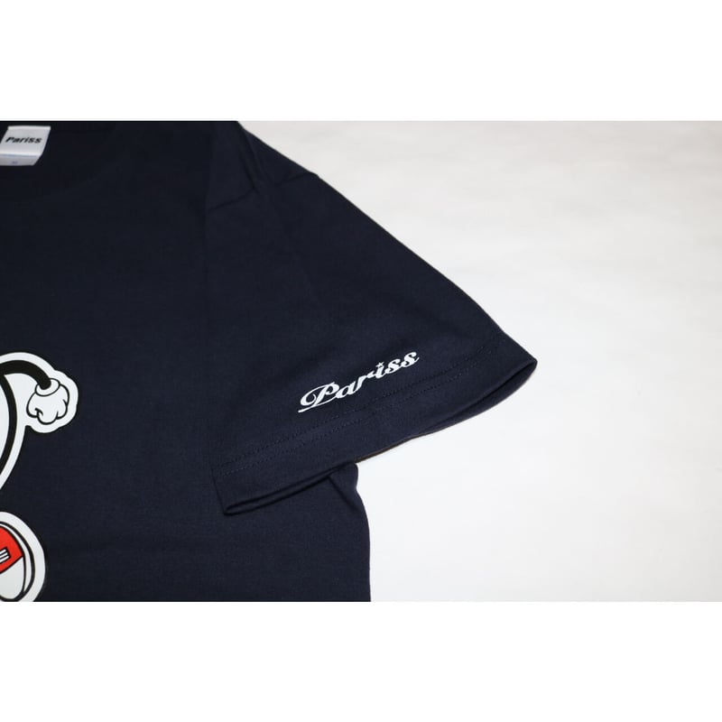 そPariss スターロゴTシャツ ParissくんTシャツ【ブラック・ホワイト・ネイビー・グレー
