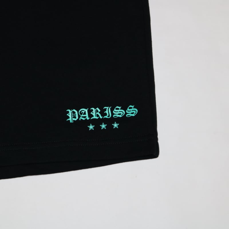 オールドイングリッシュスウェットハーフパンツ【ブラック