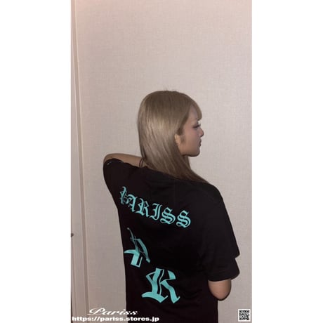 オールドイングリッシュTシャツver.2【ブラック×蛍光イエロー・ブラック×蛍光ピンク・ブラック×ティファニーブルー・ブラック×ホワイト】