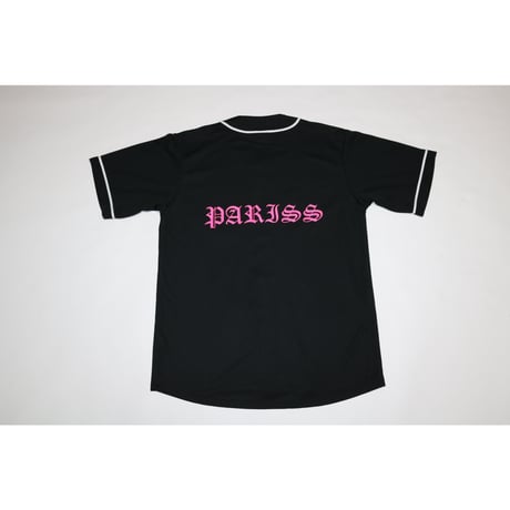 オールドイングリッシュベースボールシャツ【ブラック×蛍光ピンク・ブラック×ティファニーブルー・ブラック×ホワイト】