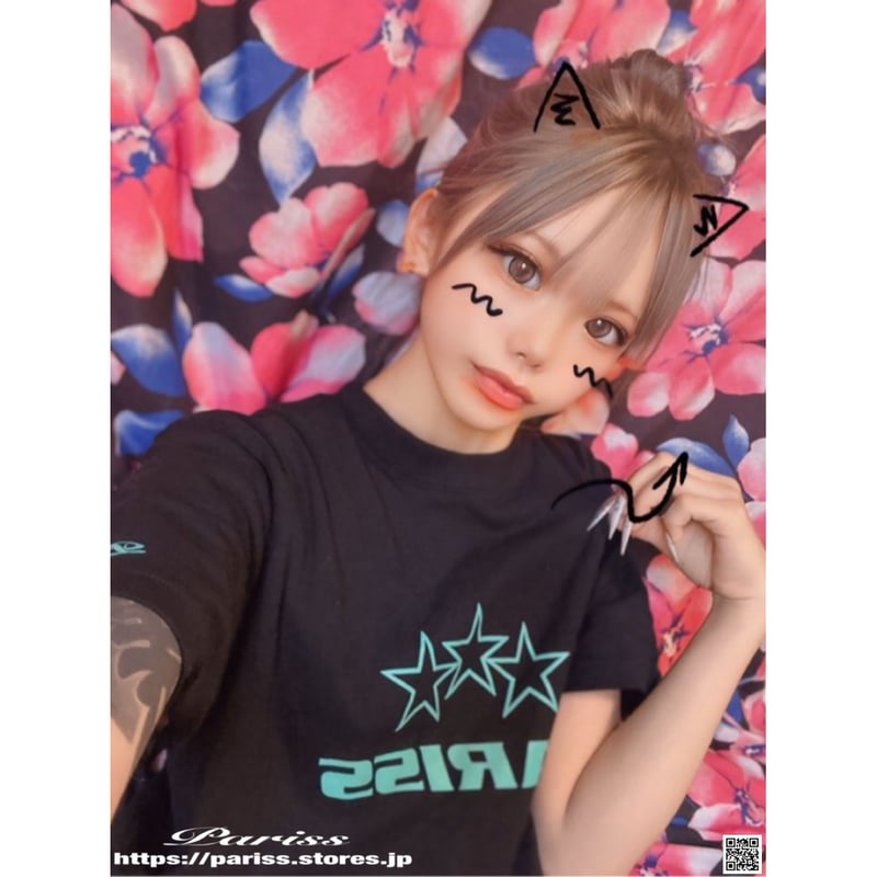 3StarTシャツ【ブラック×蛍光イエロー・ブラック×蛍光ピンク