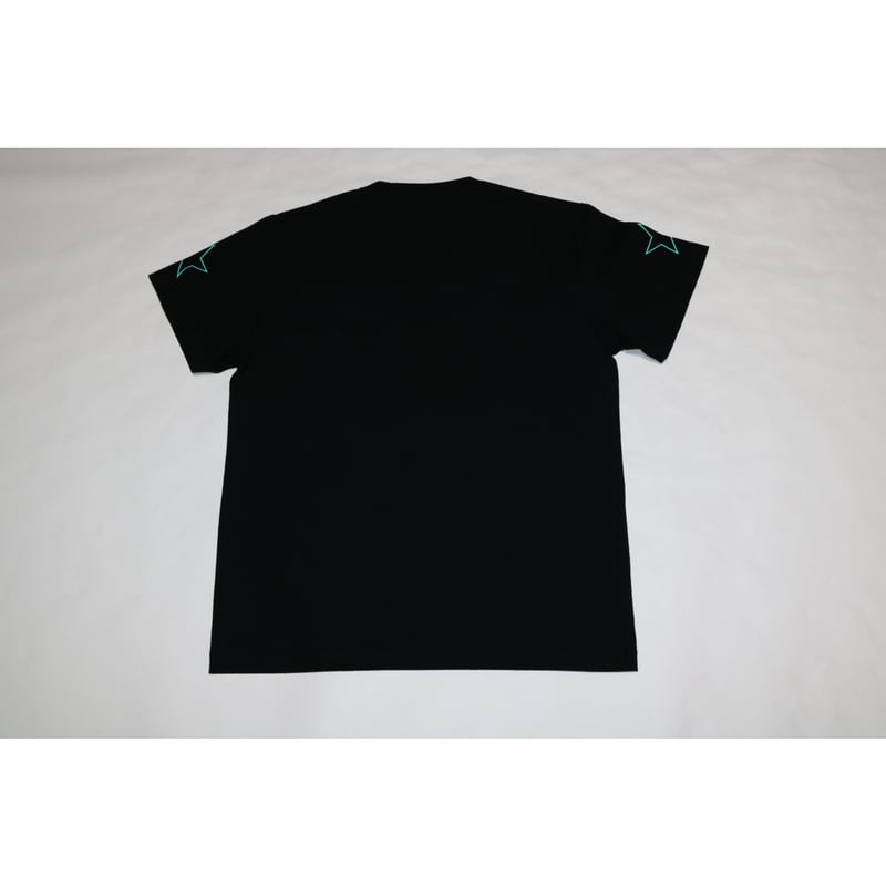 スターロゴTシャツ【ブラック×ティファニーブルー・ブラック スターロゴTシャツ【ブラック×ティファニーブルー・ブラック