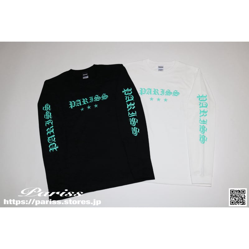 オールドイングリッシュロンT【ブラック×ティファニーブルー