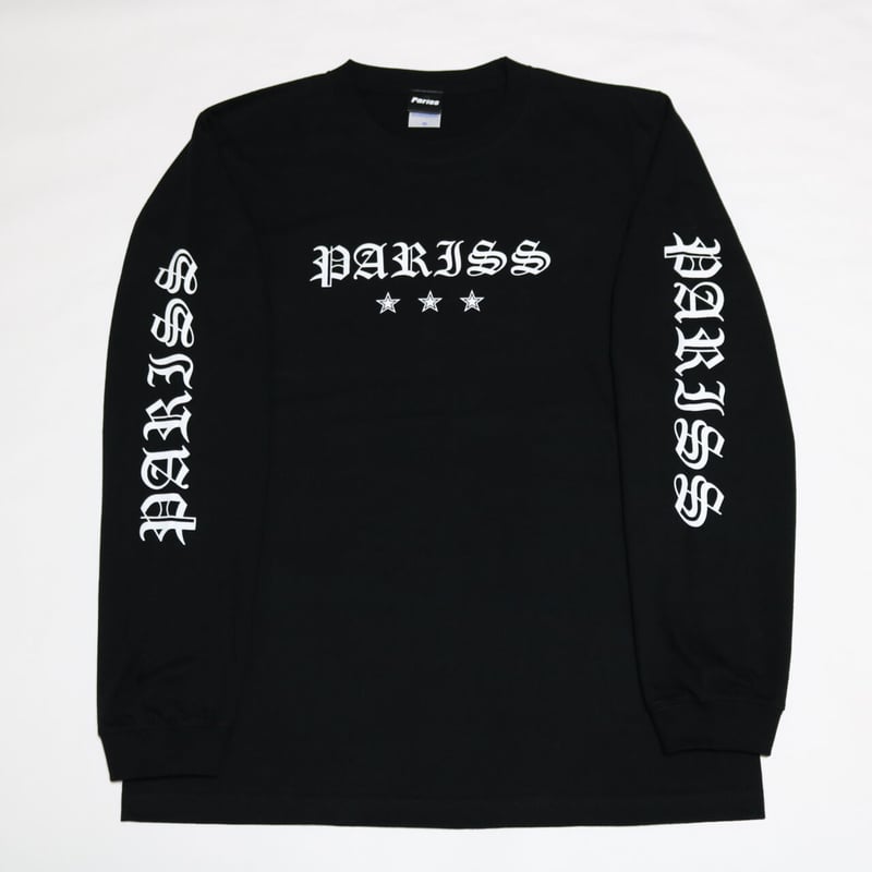 再入荷】オールドイングリッシュロンT【ブラック×ホワイト