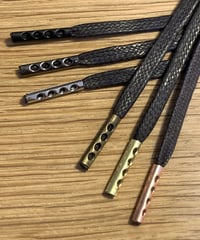 Aglet / ひも先金具 / メタルチップ オプション / 金属セル / アグレット / 黒、ゴールド、シルバー他６色展開 / 長さ指定可