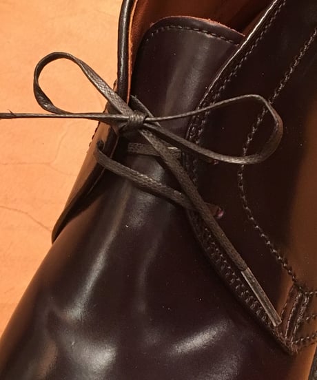For ALDEN shoes and others /オールデン チャッカブーツ 靴紐 2穴用におすすめです / 丸紐＆平紐 / シューレース