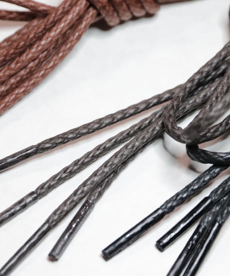 Dark Brown shoelaces for Trickers and others /トリッカーズ カントリータイプ シューレース / 焦げ茶 靴ひも 70cm、110cm、 120cm
