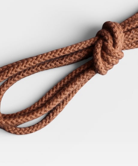 Shoelaces for Tricker's / CLASSIC SERIES / ACORN / 丸紐 / 薄茶 / ロウ無し ●紐先金具込み / 長さ指定可