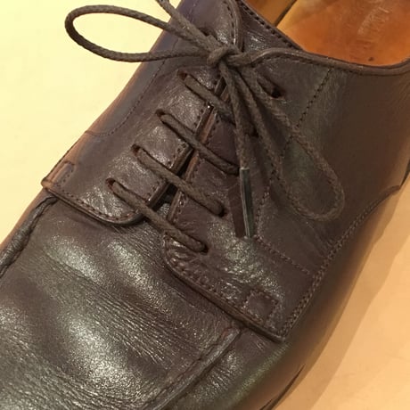 Shoelaces for JM WESTON shoes and others /  ウエストン ゴルフにおすすめです / 芯までロウ引き / ワックスコード / 石目丸紐