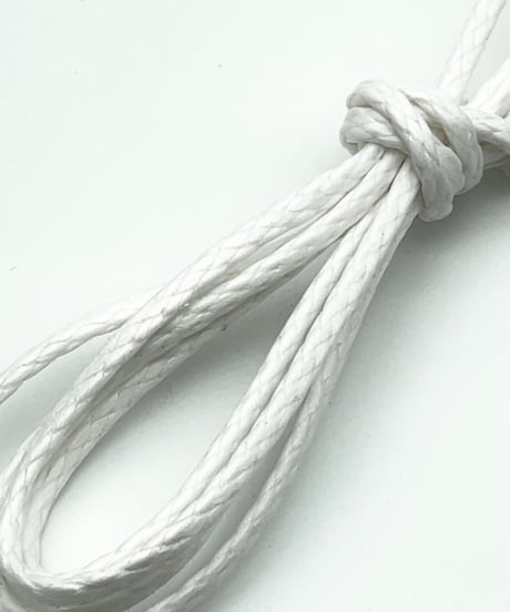White shoelaces for Tricker's boots and others with Agret /●紐先金具込み/ 白 / トリッカーズ カントリータイプ/ 長さ指定可