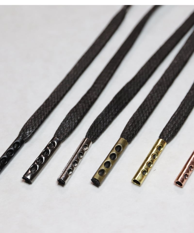Natural Shoelaces with Agret /○紐先金具込み/ 生成り / ナチ