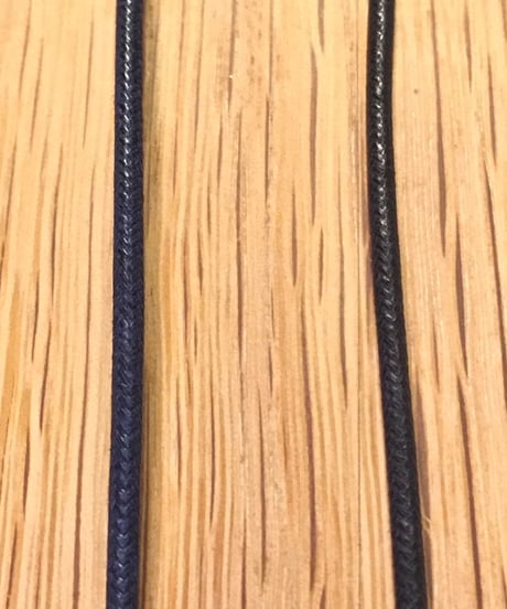 Navy Round Lace / 紺 / ネイビー / 丸紐 / ロウ引き / レギュラー