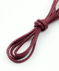 Wine shoelaces for Tricker's boots and others with Agret /●紐先金具込み/ ワイン / トリッカーズ カントリータイプ/ 長さ指定可