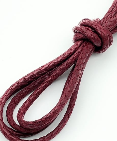 Wine shoelaces for Tricker's boots and others with Agret /●紐先金具込み/ ワイン / トリッカーズ カントリータイプ/ 長さ指定可