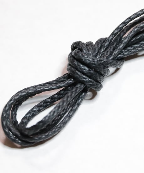 Black shoelaces for Tricker's boots and others /トリッカーズ カントリータイプ シューレース / 黒 靴ひも 70cm、110cm、120cm