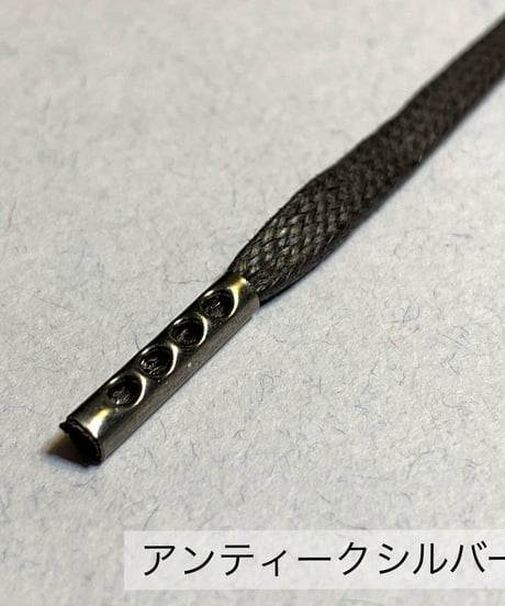 Aglet / ひも先金具 / メタルチップ オプション / 金属セル / アグレット / 黒、ゴールド、シルバー他６色展開 / 長さ指定可