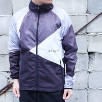 Reiginal ナイロン ジップ ジャケット  WHITE/BLACK/GRAY