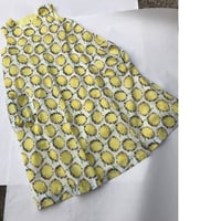 リバティひまわりのワンピース