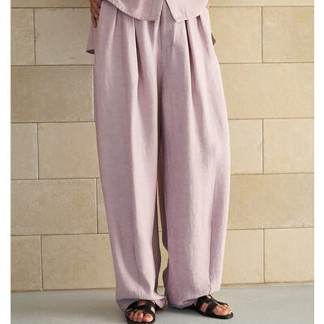 【YENN】[Y262-32051] VOLUME CURVE PANTS