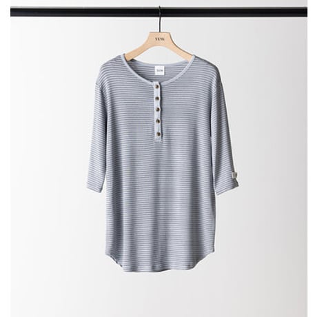 【YENN】[Y263-82083] HENRY 3,4 SLEEVE TEE