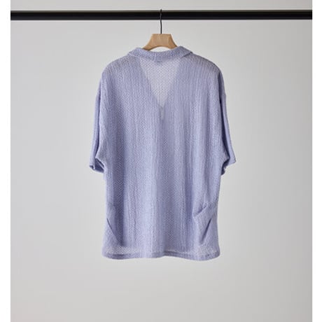 【YENN】[Y262-12055] KEY NECK BLOUSE