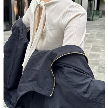 【Mewl】[M261-87023] ﾗﾒﾘﾌﾞﾊﾞｯｸﾘﾎﾞﾝTOPS