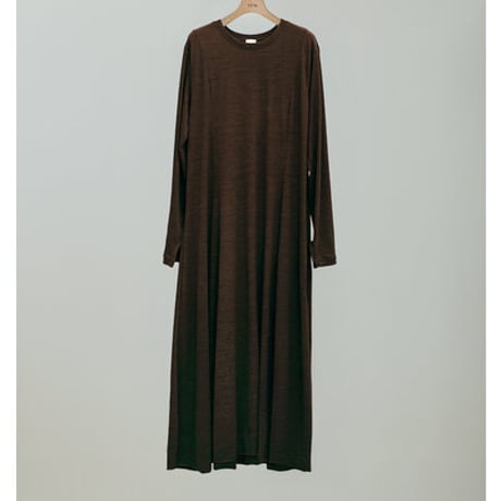 【YENN】[Y254-51135] SLUB FLARE DRESS