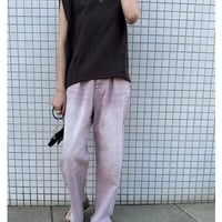 【YENN】[Y252-31064-2] HIGH RISE TUCK WIDE（ピンク）
